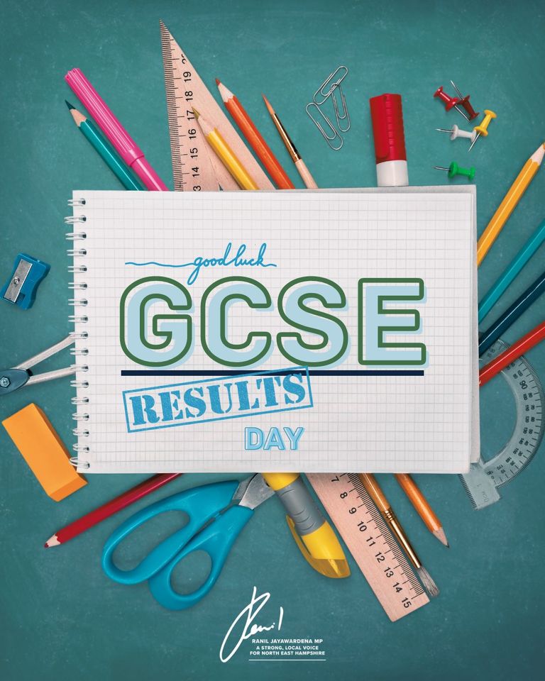 GCSE Results Day Ranil Jayawardena